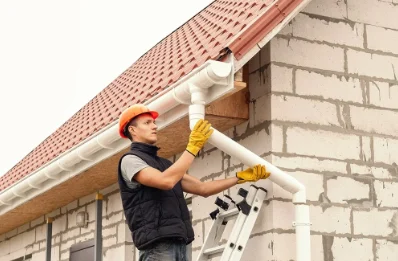 Pose et remplacement de gouttières à Maisonnais